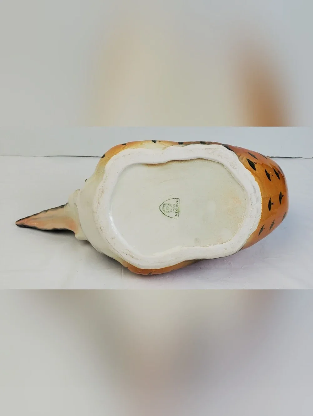 Morikin Japan VTG MCM Pheasant Tureen Cookie Biscuit Figure Jar SEE PHOTOS - GUC